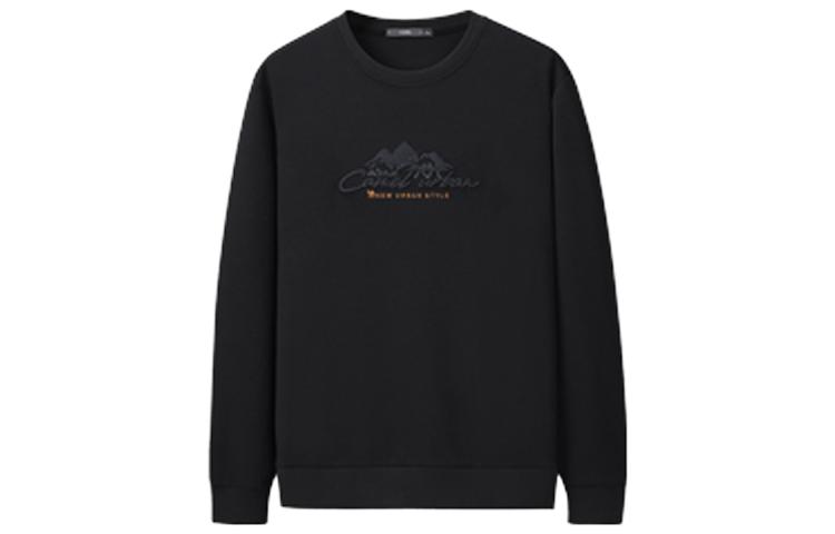 CAMEL Urban Function Series Logo Embroidered Printed Crewneck Fleece Sweatshirt Men. MG12266114H