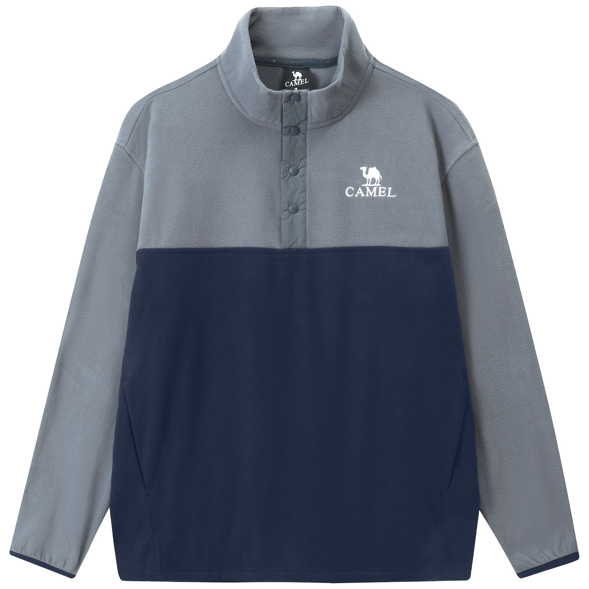 CAMEL Urban Functional Series Colorblock Half-Zip Fleece Jacket - . A13CAVV102