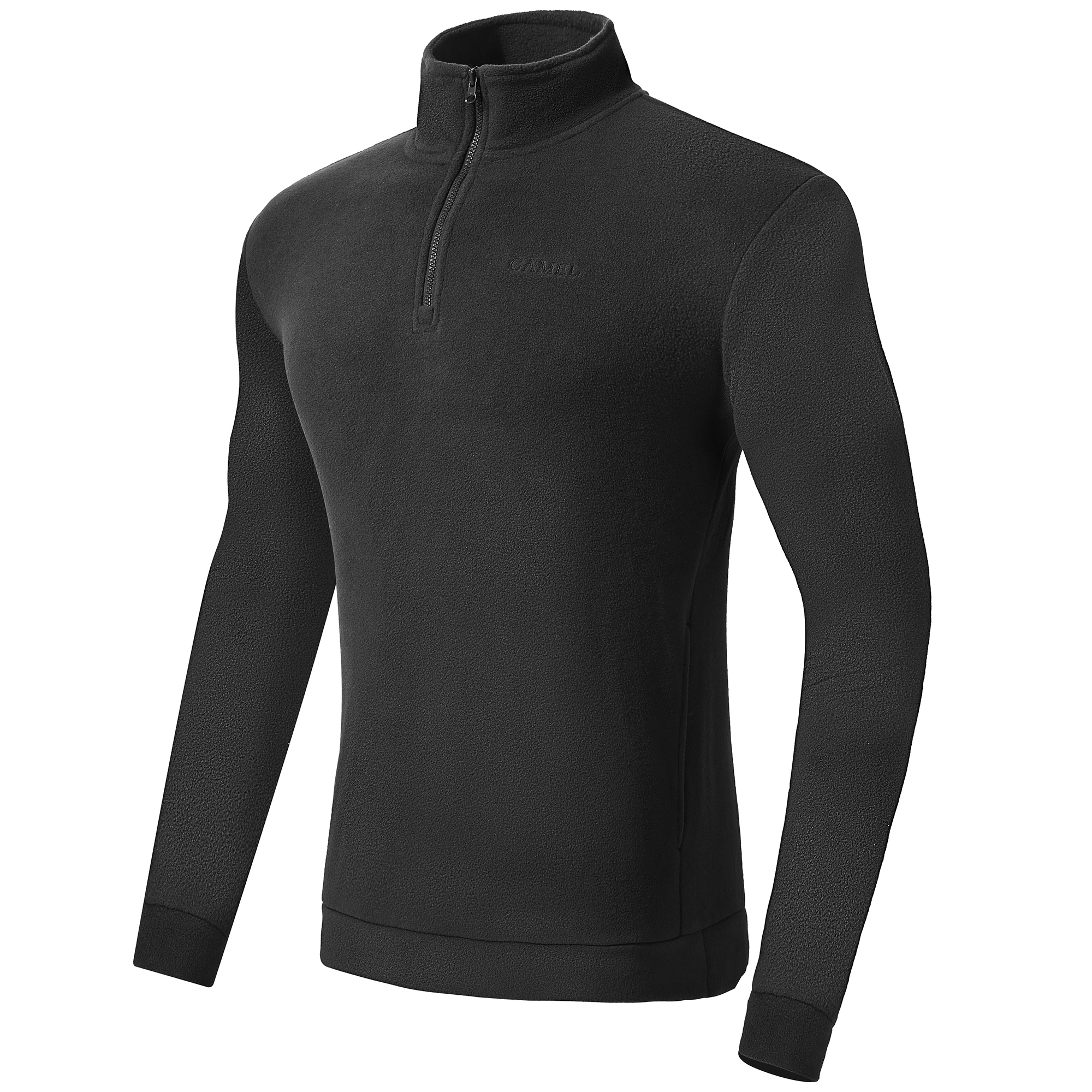 CAMEL Urban Functional Series Fleece Pullover Half-Zip Sweatshirt C1W2UL636