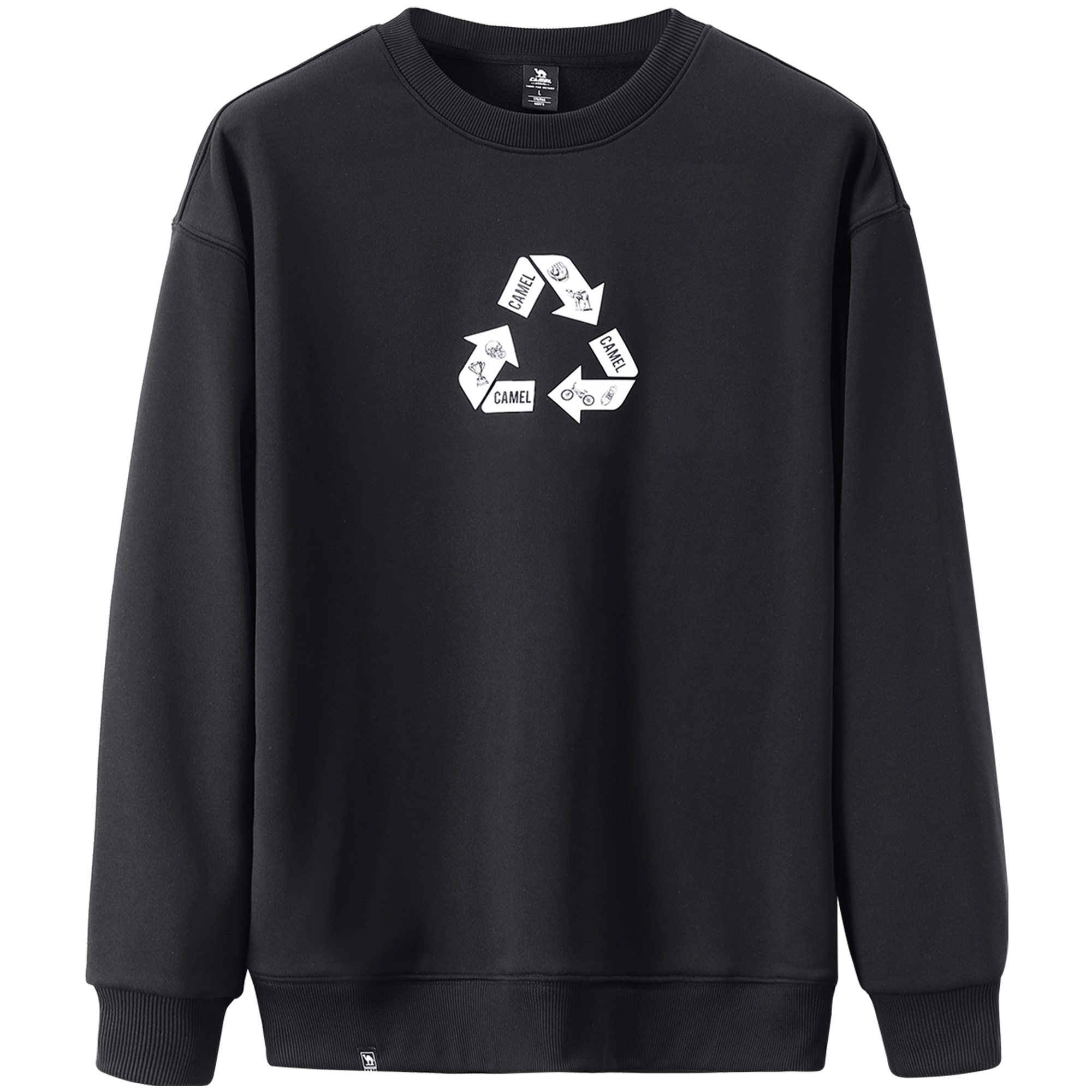 CAMEL Urban Functional Series Graphic Print Quick-Dry Pullover Hoodie Men J13CA9P014