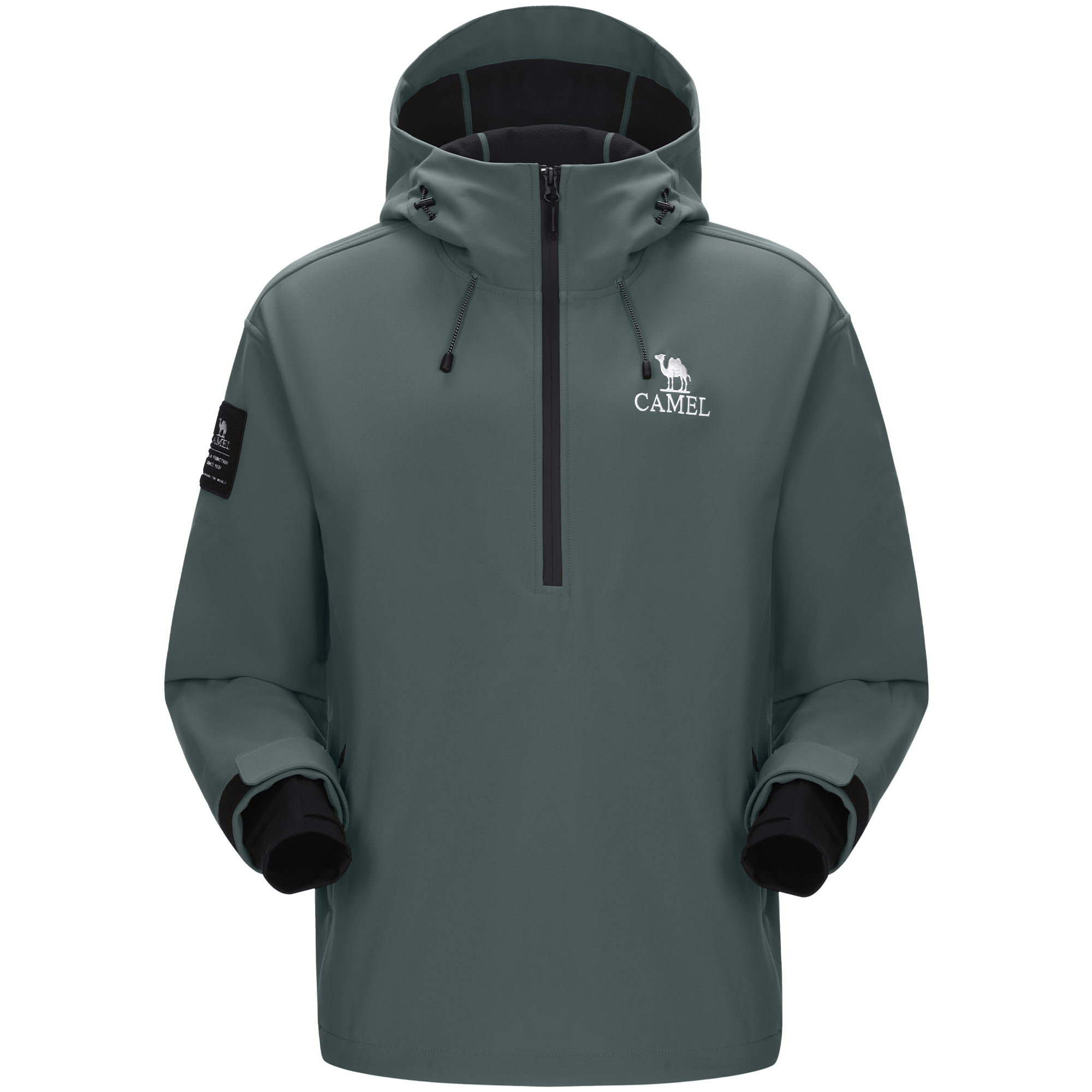 CAMEL Urban Outdoor Softshell Hoodie Windproof Waterproof Unisex Jacket. A34CR09667