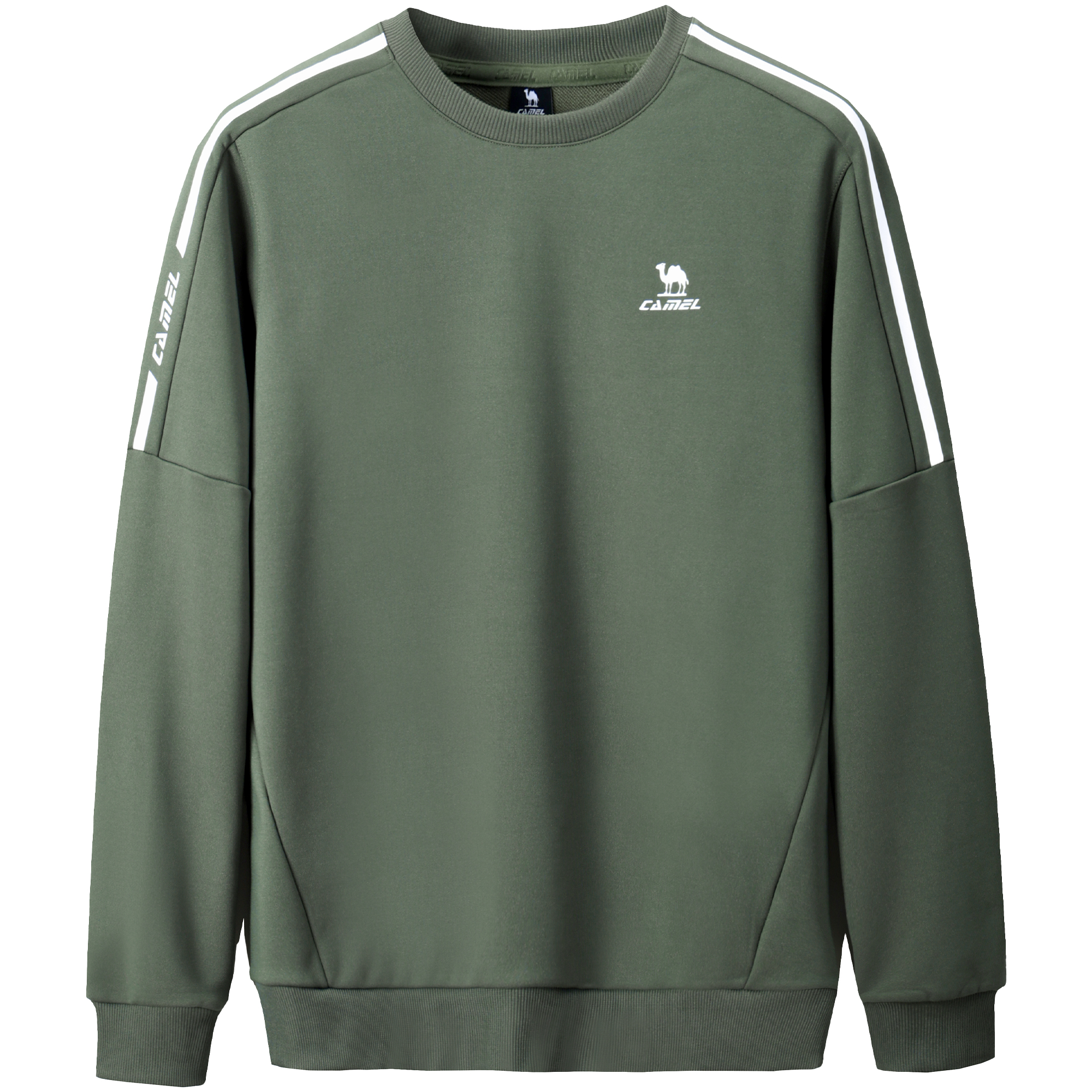 CAMEL Urban Series Stretch Soft Crewneck Pullover T-Shirt Sweatshirt J14CAVR610