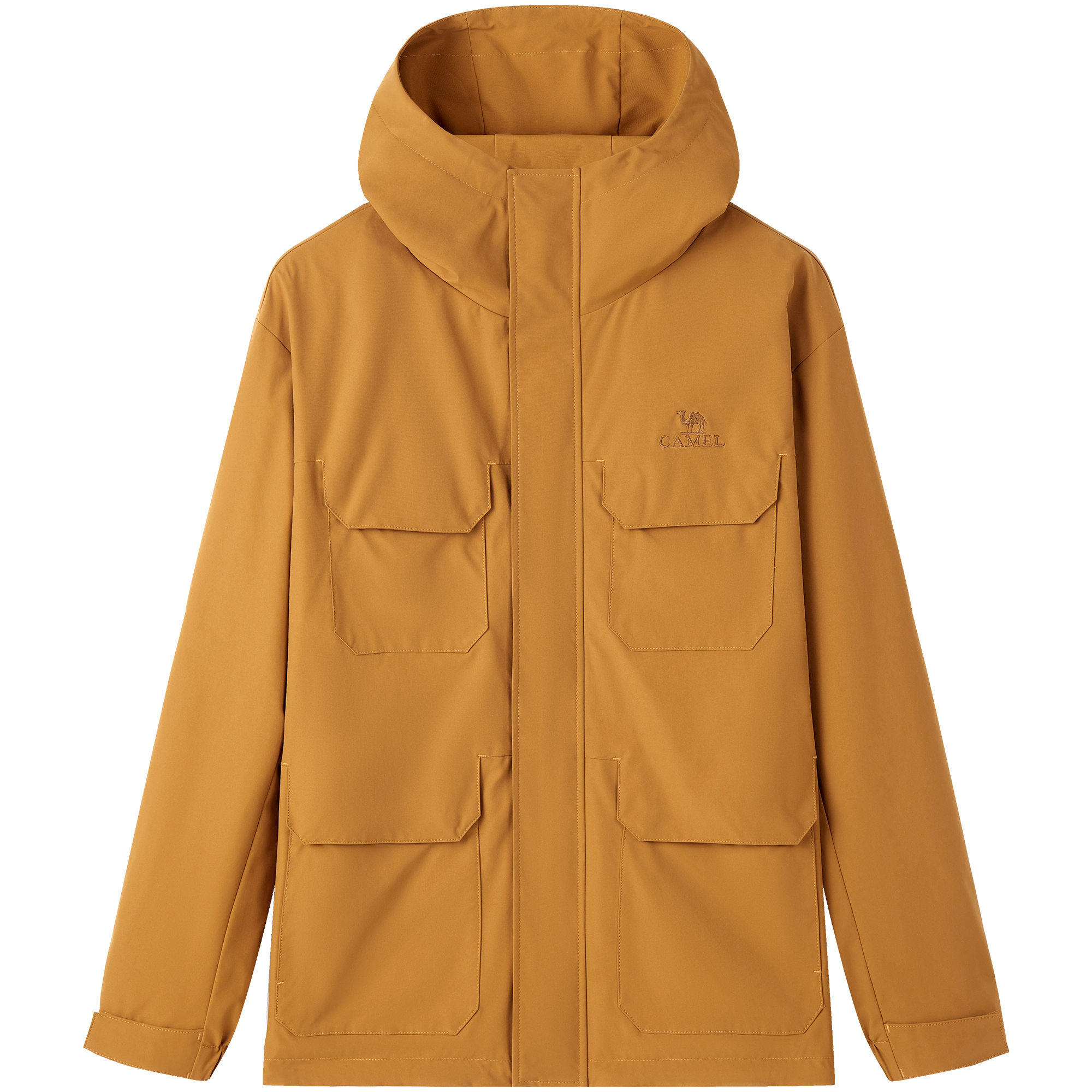 CAMEL Urban Series Waterproof Windproof Hoodie Jacket Unisex Outdoor Coat M13CS01136
