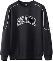 CAMEL Urban Utility Series Letter Print Fleece Pullover Sweatshirt - . J13CAY6018 CAMEL Urban Utility Series Letter Print Fleece Pullover Sweatshirt - . J13CAY6018