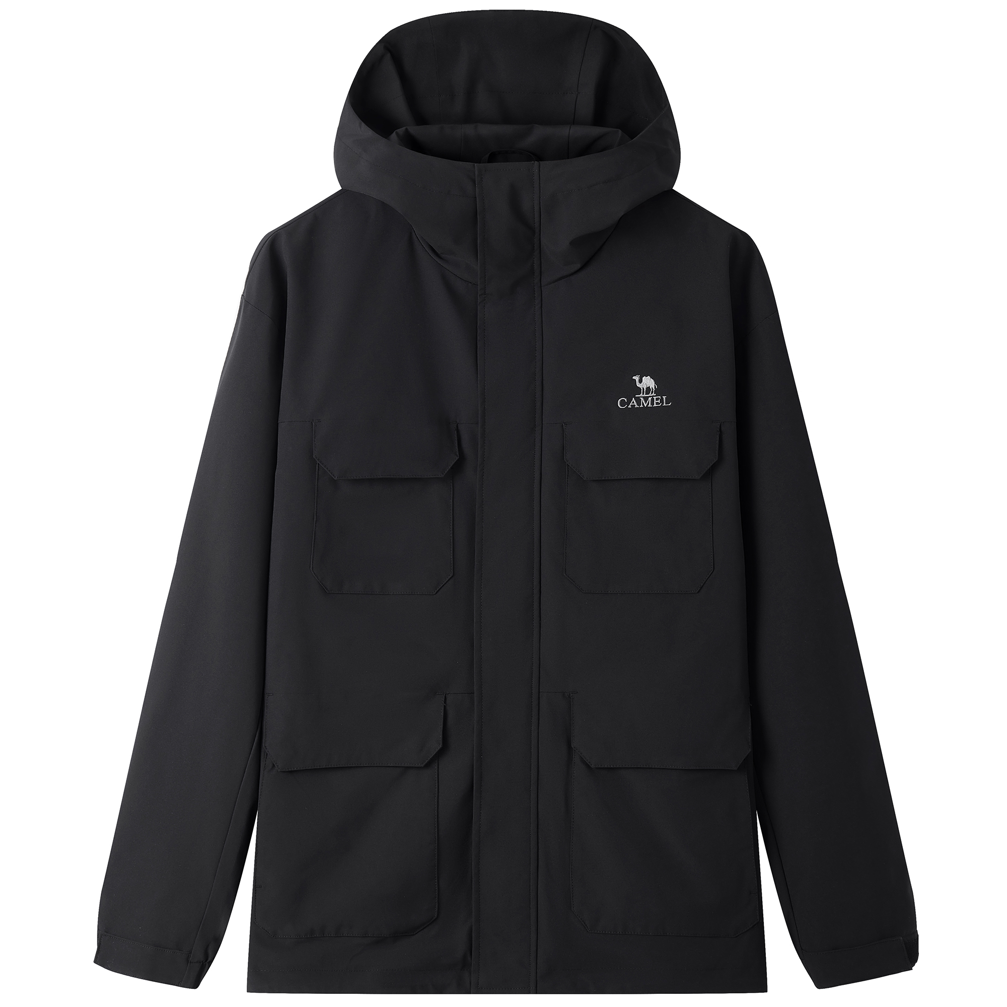 CAMEL Urban Utility Series Mountain Pocket Waterproof Windproof Hooded Jacket Unisex M13CA6V118