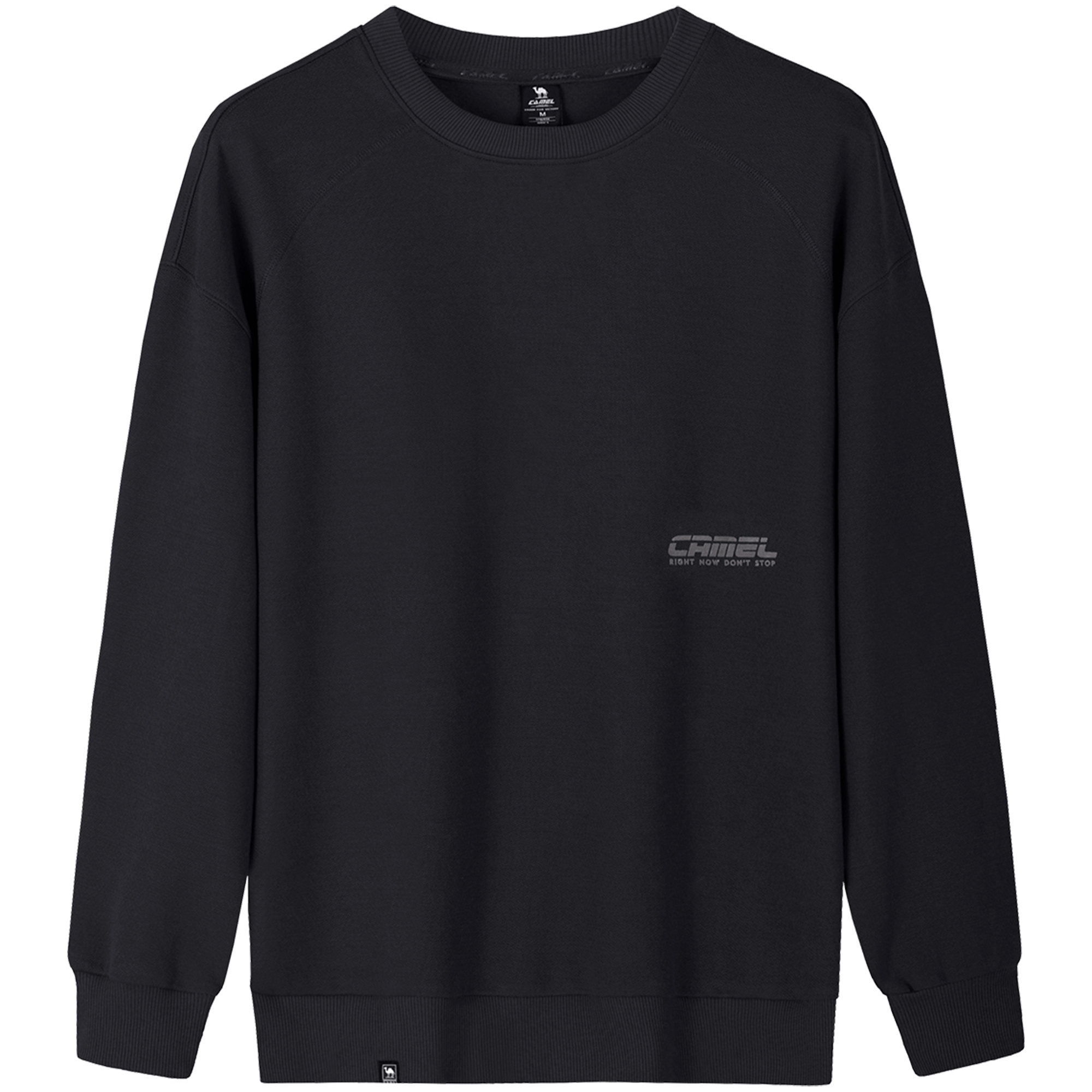CAMEL Urban Utility Series Relaxed Fit Graphic Long-Sleeve Cotton Sweatshirt J34CAV4612