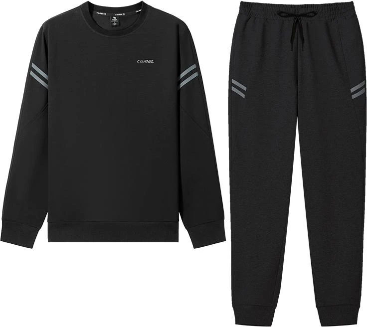 camel-urban-utility-solid-pullover-sweatshirt-and-mid-waist-pants-set-men-c1-w2-tt-602