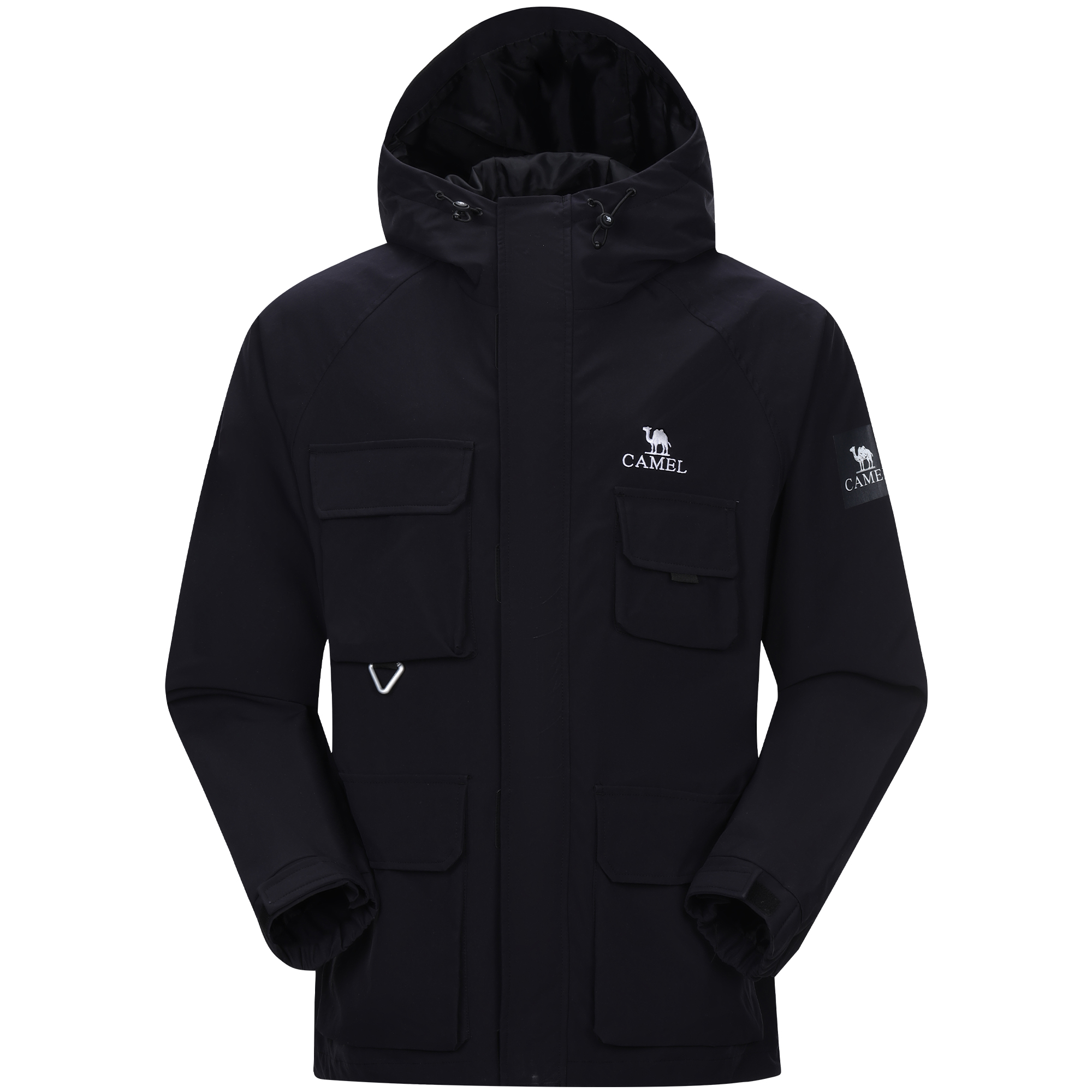 CAMEL Urban Utility Water-Resistant Outdoor Hiking Functional Jacket - Men A14BA46119