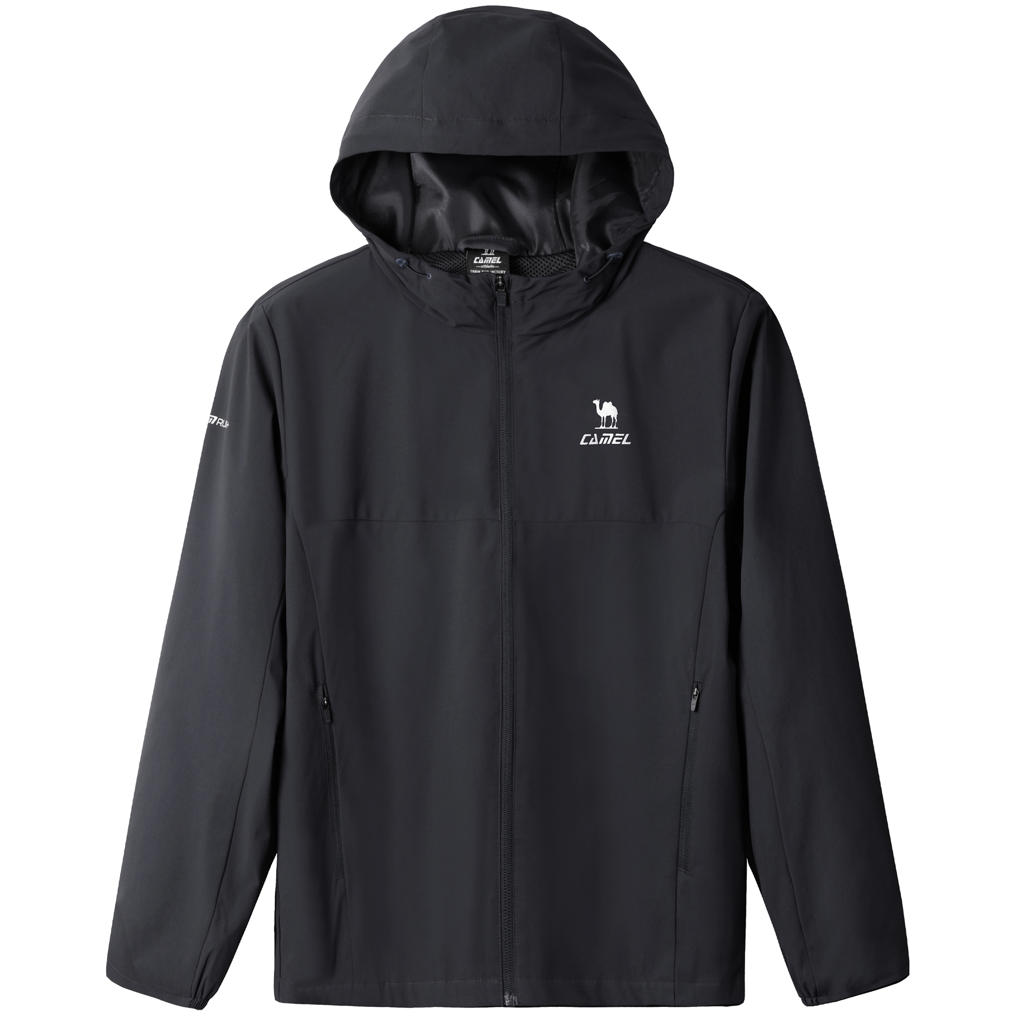 CAMEL Urban Utility Windproof Water-Repellent Hooded Jacket for Men. J34CABH632