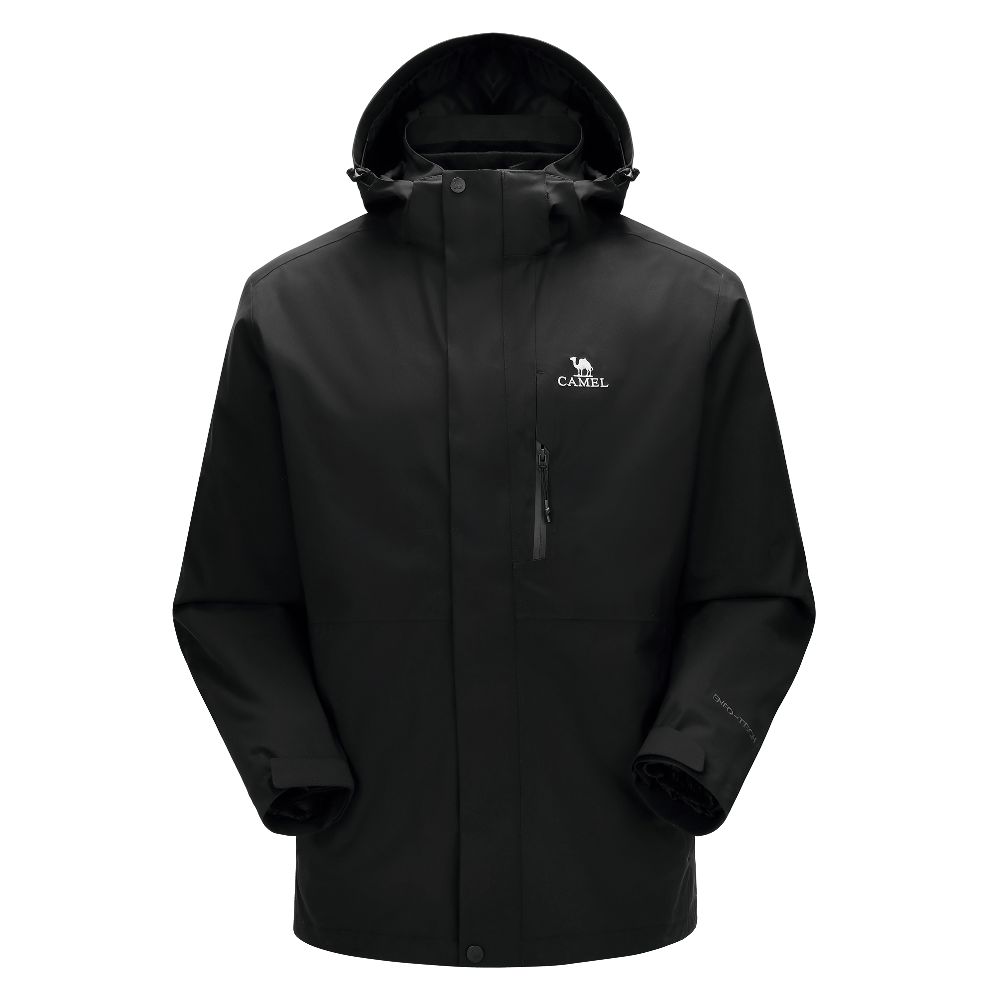 CAMEL Warm Series Hooded Waterproof 3-in-1 Outdoor Down Jacket Unisex. 7D12267534