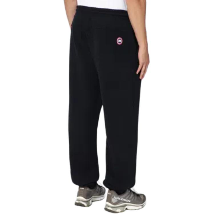 Details for Canada Goose  Black Elastic Waist Jogger Pants Relaxed Fit 7482M51-61
