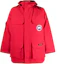 Order Canada Goose Logo Print Long Hooded Parka Coat 2051M28