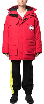 Canada Goose Logo Print Long Hooded Parka Coat 2051M28 Lookbook Canada Goose Logo Print Long Hooded Parka Coat 2051M28