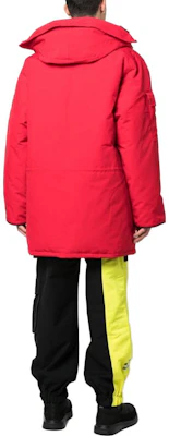 Canada Goose Logo Print Long Hooded Parka Coat 2051M28 Shop Canada Goose Logo Print Long Hooded Parka Coat 2051M28