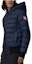 Lookbook Canada Goose Navy Blue Hooded Down Jacket with Logo Patch. 2251M63