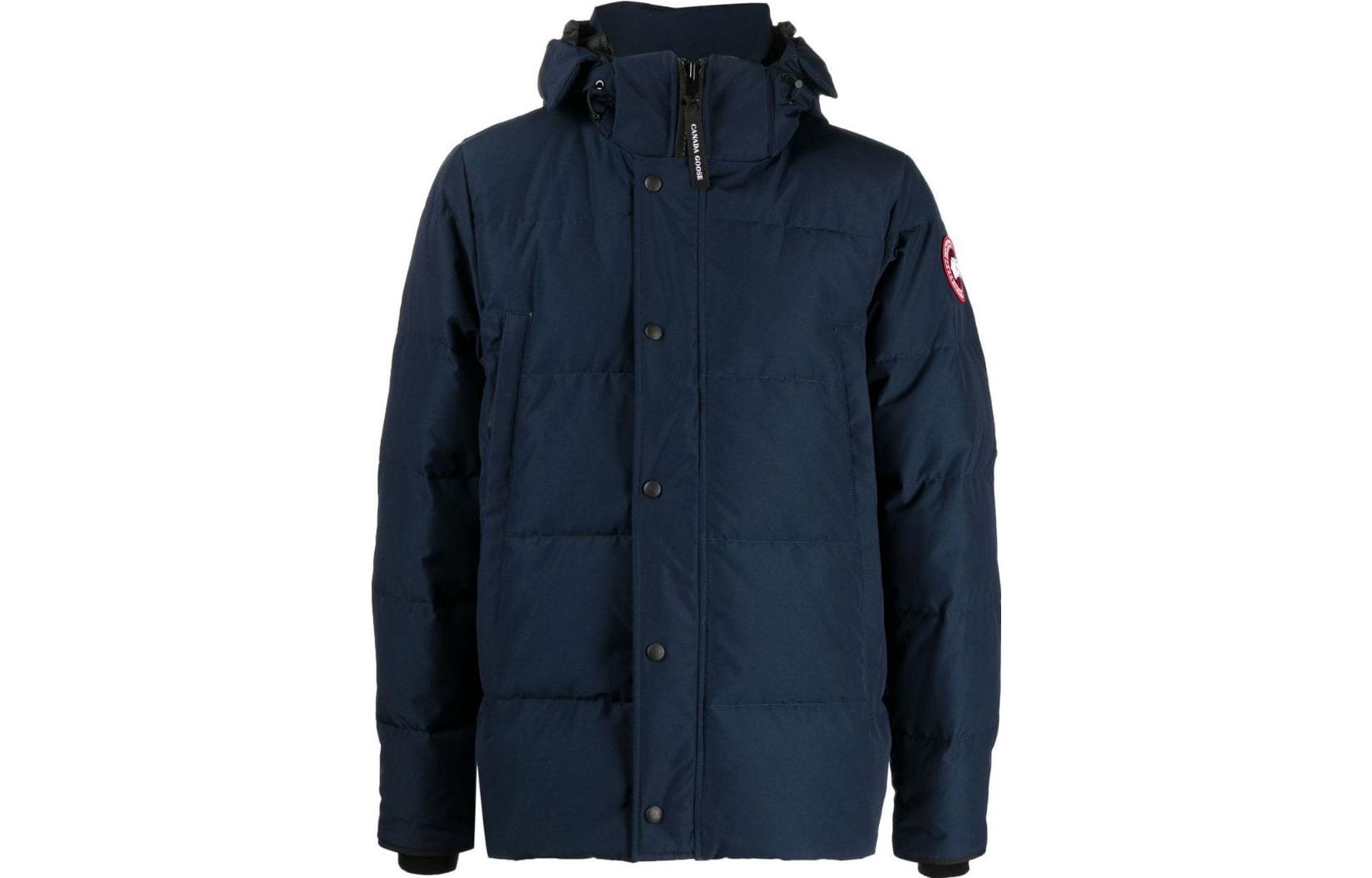 Order Chaqueta Parka Corta Azul Marino con Capucha y Cremallera de Canada Goose. 2048M-63