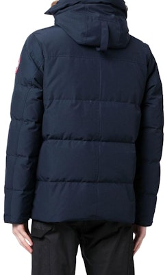 Chaqueta Parka Corta Azul Marino con Capucha y Cremallera de Canada Goose. 2048M-63 Details for Chaqueta Parka Corta Azul Marino con Capucha y Cremallera de Canada Goose. 2048M-63