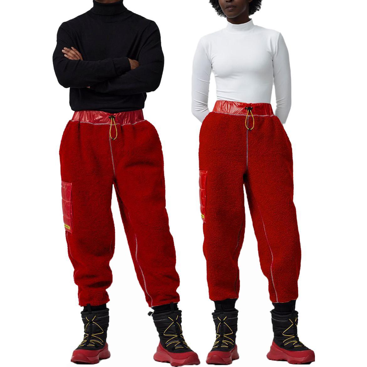 Lookbook カナダグース レッドロゴプリント ドローストリング ジョガーパンツ 1127UPM-1390