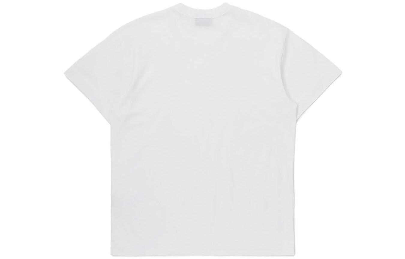 Lookbook Camiseta Blanca de Manga Corta Cuello Redondo Fit Suelto Canada Goose. 1401MW-25