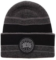 Canada Goose Wool Knit Beanie Grey - Comfortable Logo Design. CG6936MP431209 Canada Goose Wool Knit Beanie Grey - Comfortable Logo Design. CG6936MP431209