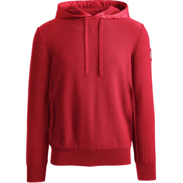 Canada Goose Ashcroft Logo Hoodie  Red Long Sleeve Sweater 6869M-11