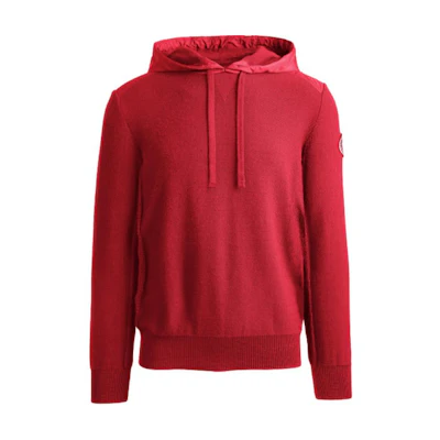 Canada Goose Ashcroft Logo Hoodie Red Long Sleeve Sweater 6869M-11