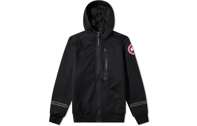 Canada Goose Black Casual Hooded Sports Jacket 6700M-61