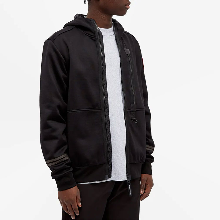 Canada Goose Black Casual Hooded Sports Jacket 6700M-61 圖 3