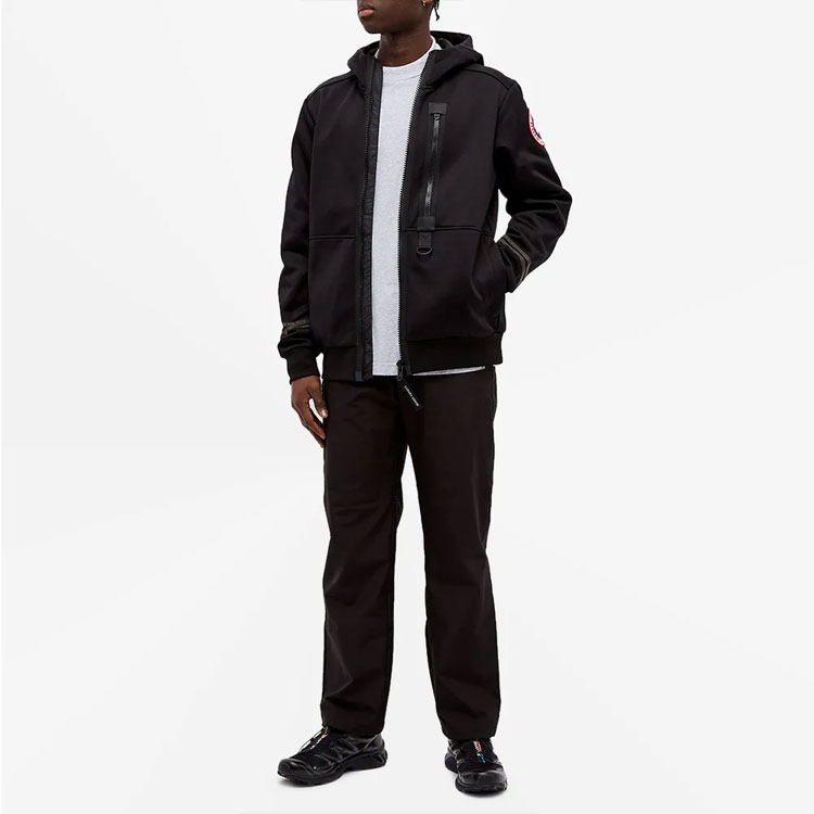 Canada Goose Black Casual Hooded Sports Jacket 6700M-61 圖 5