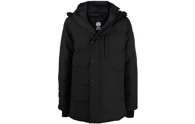 Canada Goose Black Down Puffer Jacket with Logo Patch and Hood CG3805MT-61 圖 2