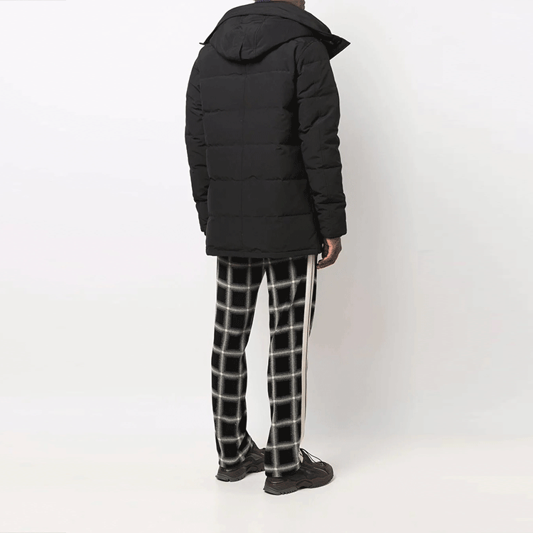 Canada Goose Black Down Puffer Jacket with Logo Patch and Hood CG3805MT-61 圖 4