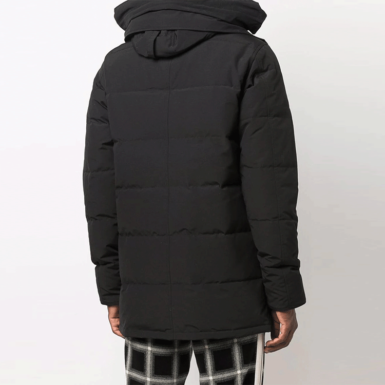 Canada Goose Black Down Puffer Jacket with Logo Patch and Hood CG3805MT-61 圖 6