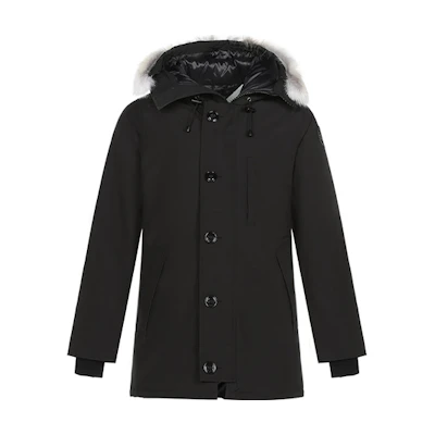 Canada Goose Black Label Chateau Down Parka Hooded Jacket Black Unisex 3426MB-61