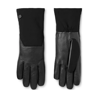 Canada Goose Black Round Patch Unisex Couples Gloves 6014L