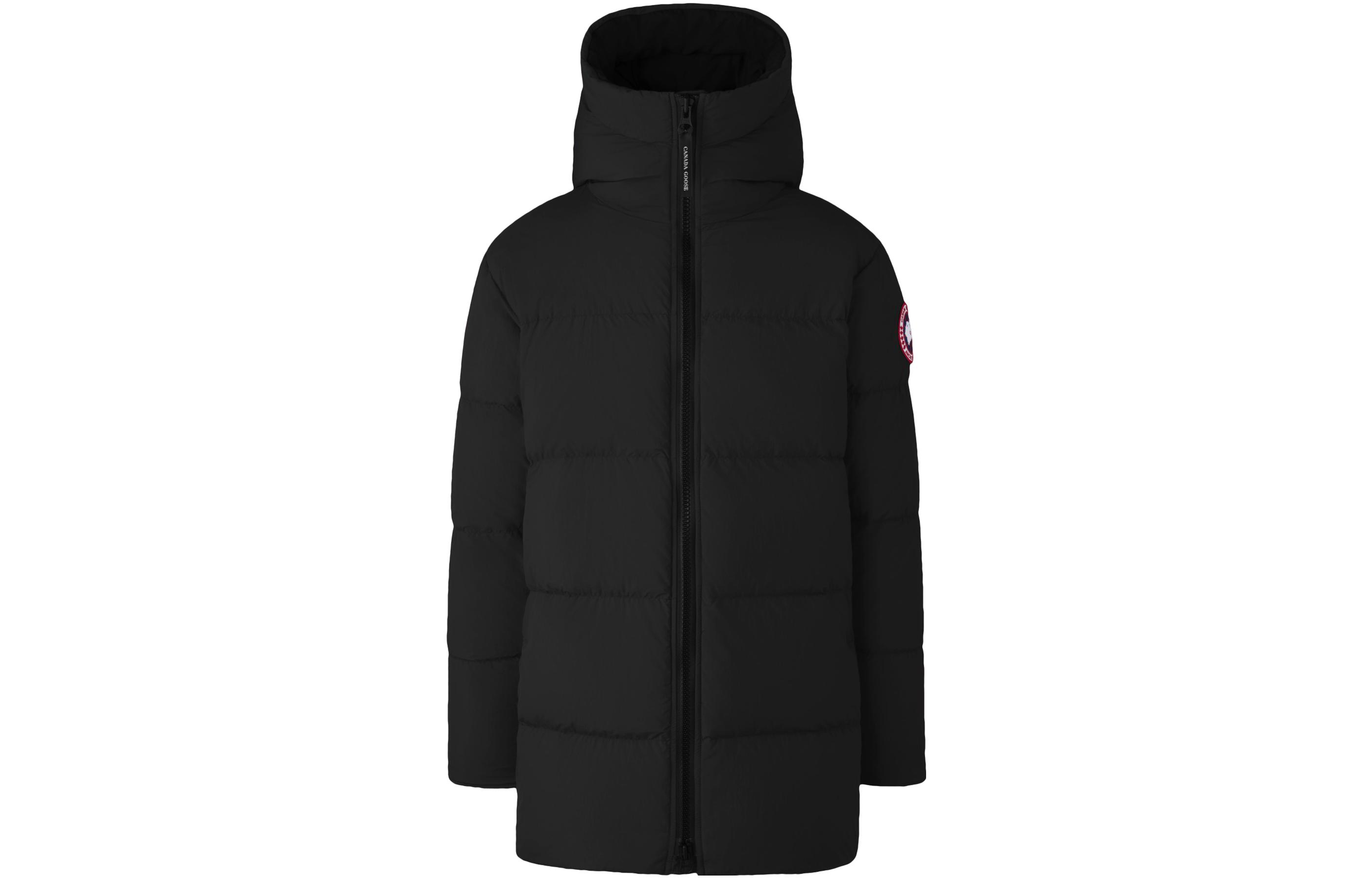 Canada Goose Black Solid Color Hooded Jacket CG2801-M61