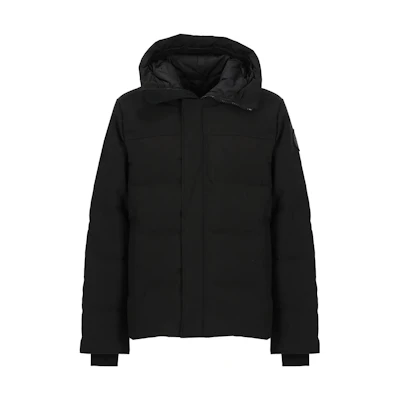 Canada Goose Black Solid Color Zip Hoodie Jacket CG2080M-61