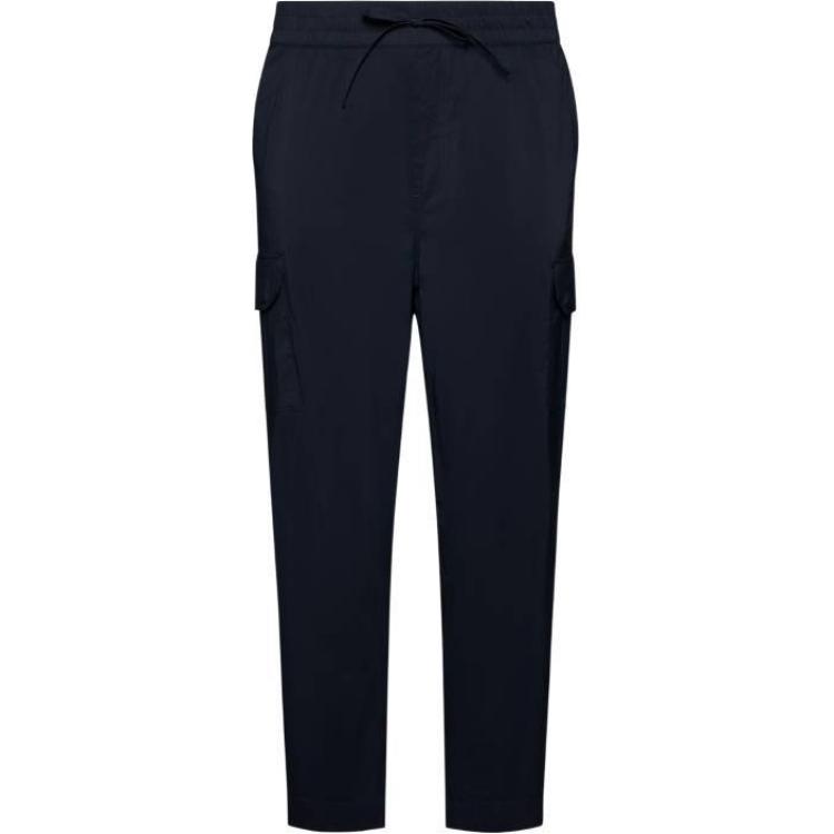 Canada Goose Black Solid Mid-Rise Tapered Casual Pants 7500M61