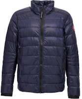 Canada Goose Blue Solid Zip-Up Stand Collar Jacket 2228M51-63 Canada Goose Blue Solid Zip-Up Stand Collar Jacket 2228M51-63