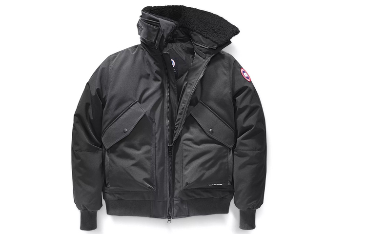 Canada Goose Bromley Bomber Detachable Collar Jacket Black 7996M-61