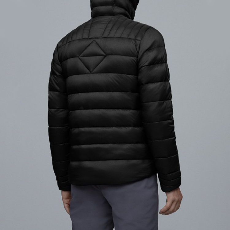 Shop Canada Goose Brookvale連帽羽絨外套 黑色 5501M-539