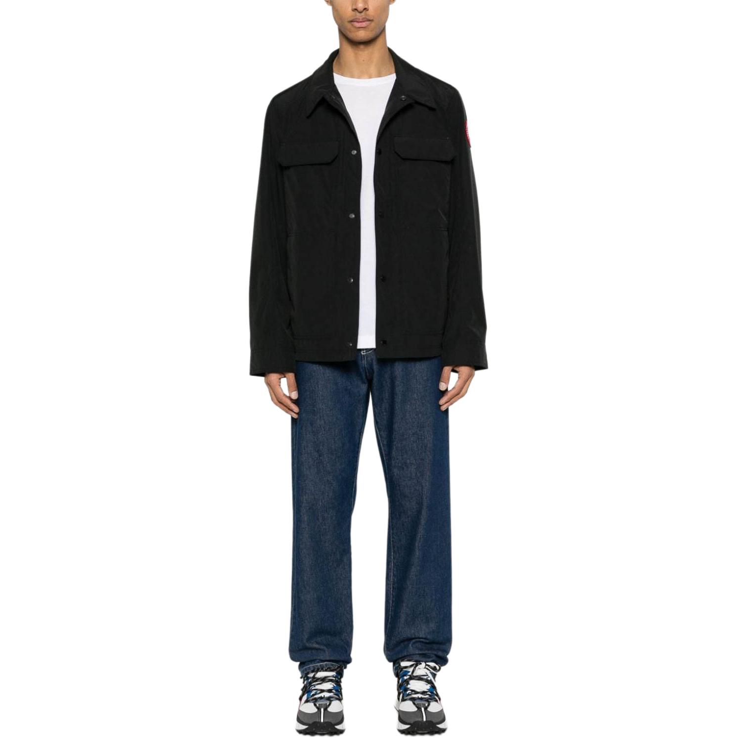 Purchase 캐나다구스 버나비 블랙 배지 플랩포켓 긴팔 재킷 2447M61