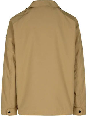 Canada Goose Burnaby Logo Embroidered Button-Up Jacket Brown Outerwear. 2447MB-1483 Lookbook Canada Goose Burnaby Logo Embroidered Button-Up Jacket Brown Outerwear. 2447MB-1483