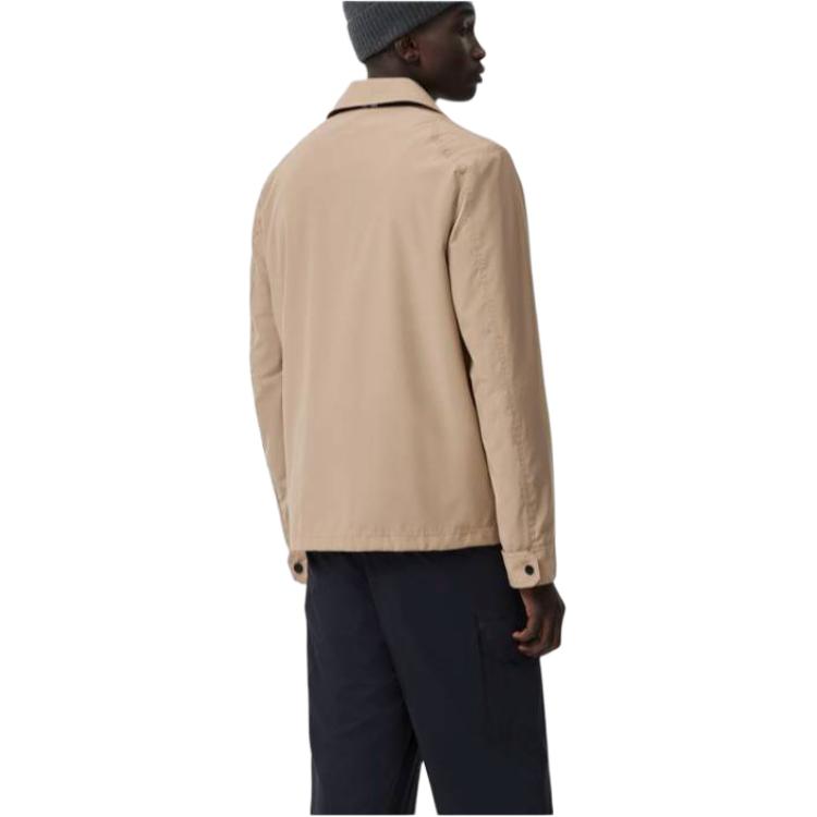 Canada Goose Burnaby Logo Embroidered Button-Up Jacket Brown  Outerwear. 2447MB-1483 圖 6