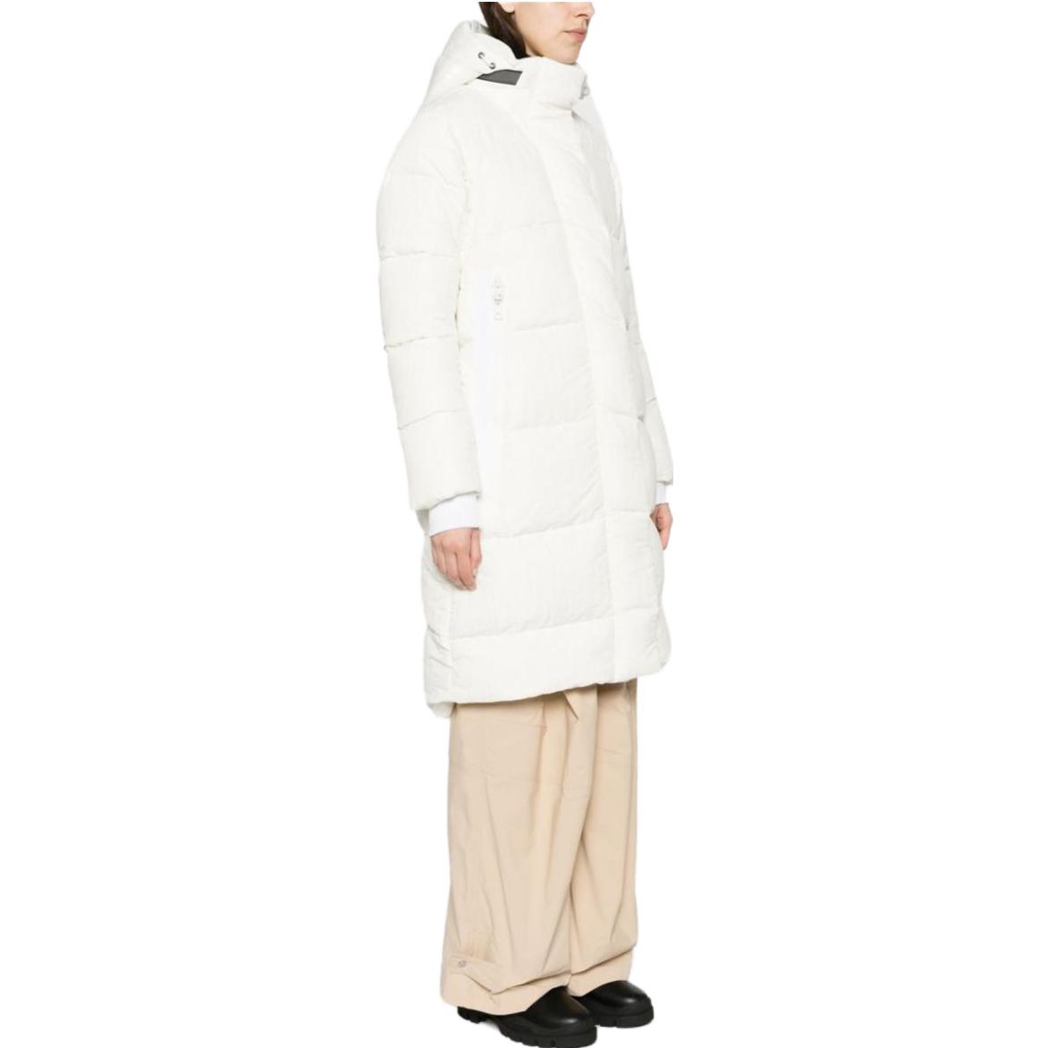 Purchase Canada Goose Byward 男女同款白色連帽拉鍊羽絨外套 2610WW1