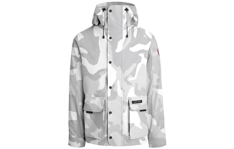 Canada Goose Camo Zip Hoodie Jacket Silver Birch 2429MP-894