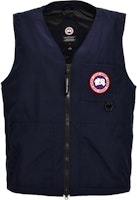 Canada Goose Canmore Red Label Navy Blue V-Neck Sleeveless Vest Unisex 2449M63 Canada Goose Canmore Red Label Navy Blue V-Neck Sleeveless Vest Unisex 2449M63