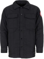 Canada Goose Carlyle Quilted Shirt Jacket Black Red Label Unisex Down Jacket. 6845M-61 Canada Goose Carlyle Quilted Shirt Jacket Black Red Label Unisex Down Jacket. 6845M-61