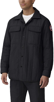 Canada Goose Carlyle 男友風黑色羽絨襯衫外套 紅標款 男女通用款式 6845M-61 Order Canada Goose Carlyle 男友風黑色羽絨襯衫外套 紅標款 男女通用款式 6845M-61