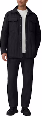 Canada Goose Carlyle 男友風黑色羽絨襯衫外套 紅標款 男女通用款式 6845M-61 Shop Canada Goose Carlyle 男友風黑色羽絨襯衫外套 紅標款 男女通用款式 6845M-61