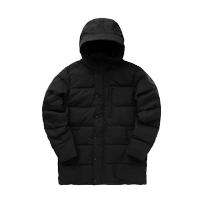 Canada Goose Carson Black Hooded Logo Print Jacket for Men. 2079MB2-61
